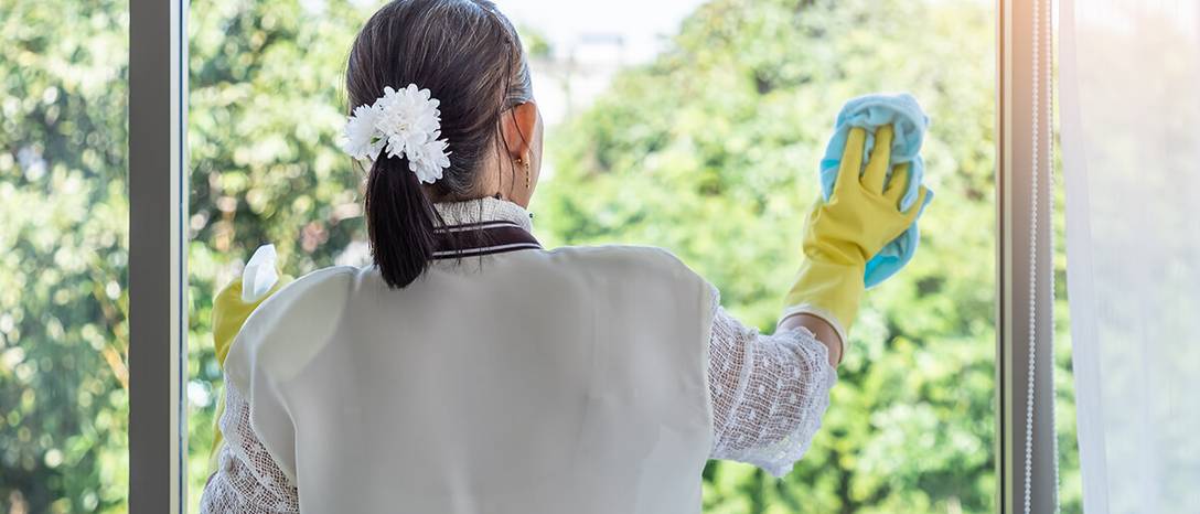 upratovanie na jar a umývanie okien