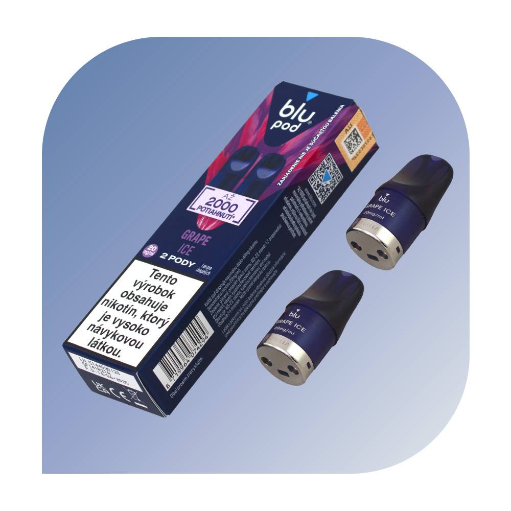 Blu Bar - Grape Ice (20mg/ml) - vymeniteľný POD 2ks