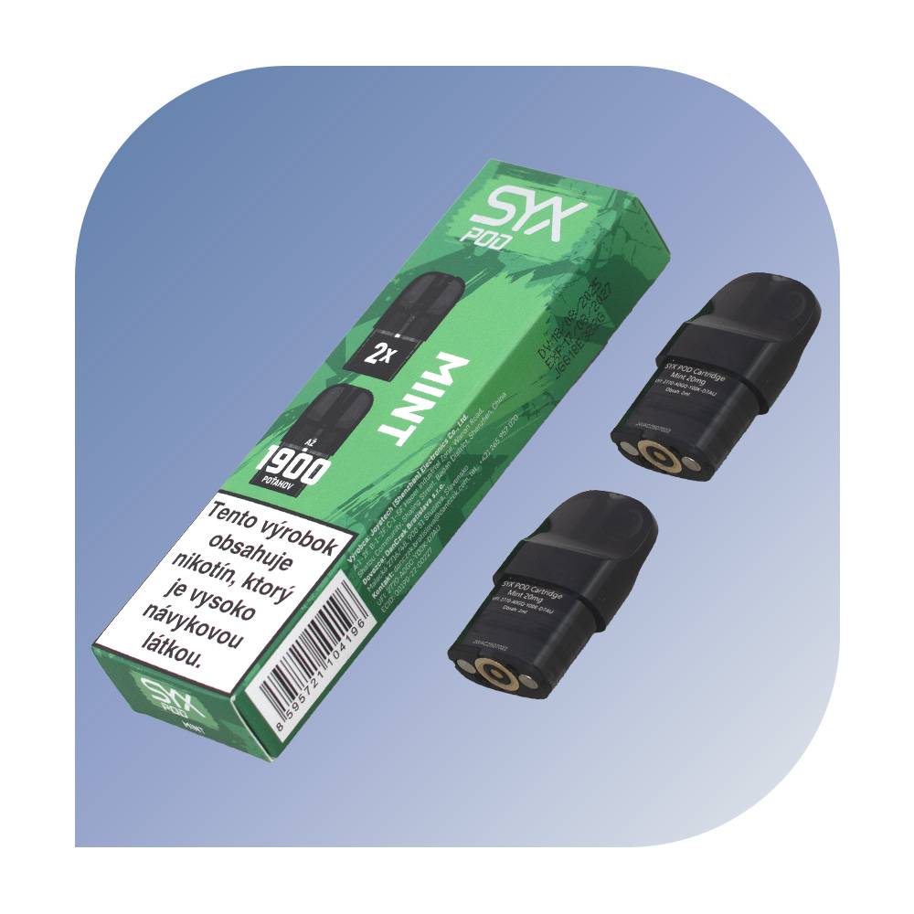 SYX Bar - Mint (20mg/ml) - vymeniteľný POD 2ks