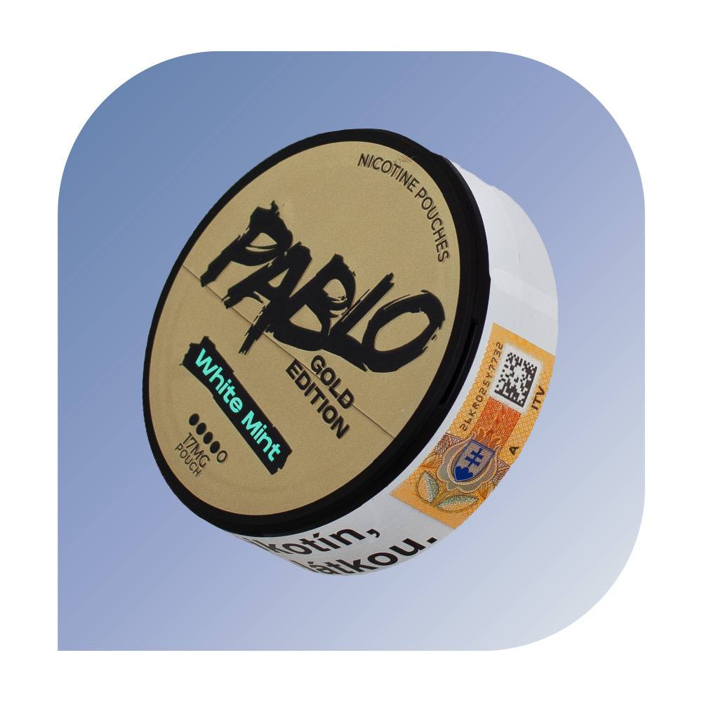 PABLO Gold Edition - White Mint (24mg/g) - nikotínové vrecúška