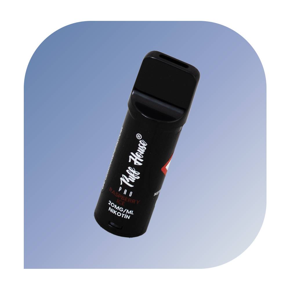 Puff House - Raspberry Ice (20mg/ml) - vymeniteľný POD 2 ks