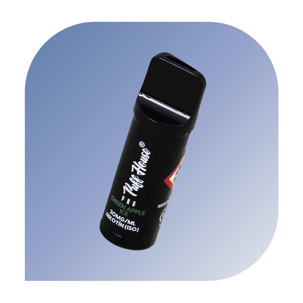 Puff House - Green Apple Ice (20mg/ml) - vymeniteľný POD 2 ks