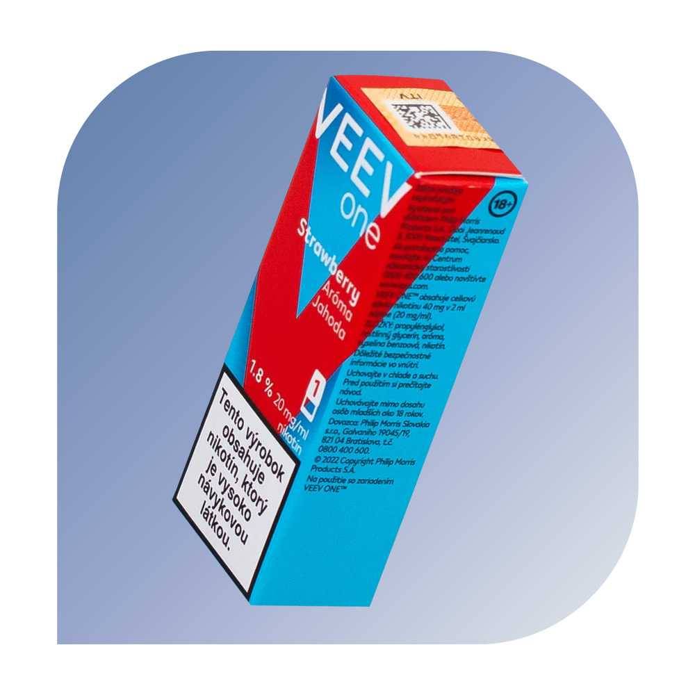 VEEV one - Strawberry (20mg/ml) - vymeniteľný POD 1ks