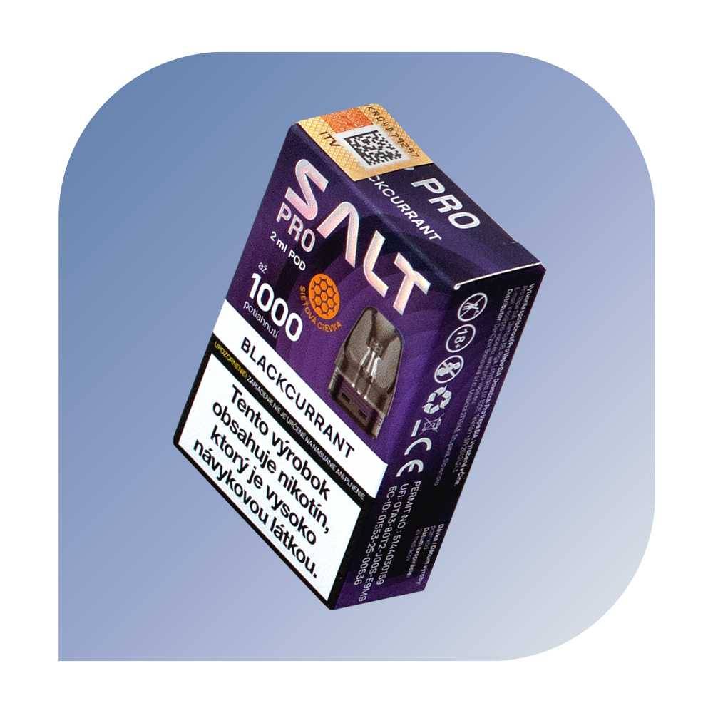 SALT PRO- Blackcurrant (20mg/ml) - vymeniteľný POD