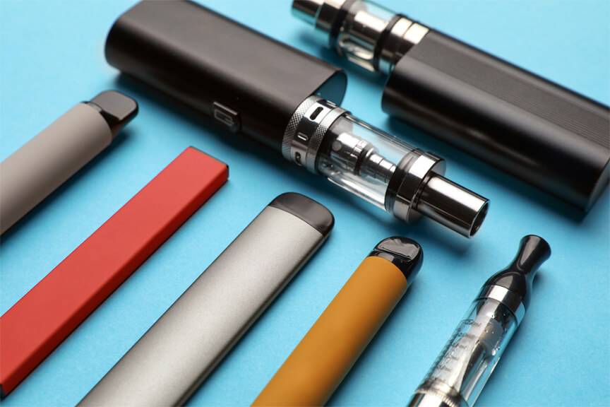 rôzne typy elektronických cigariet