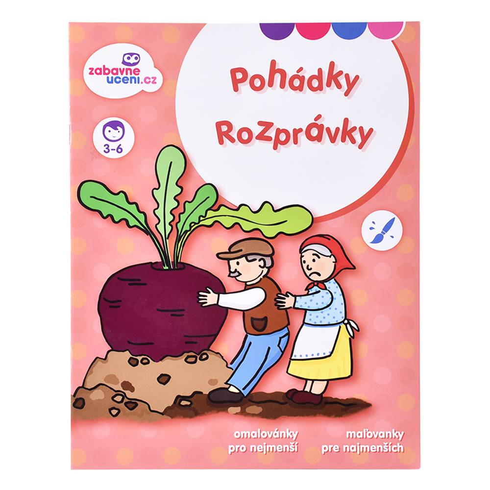 Omaľovánky pre najmenších 3-6r. Rozprávky