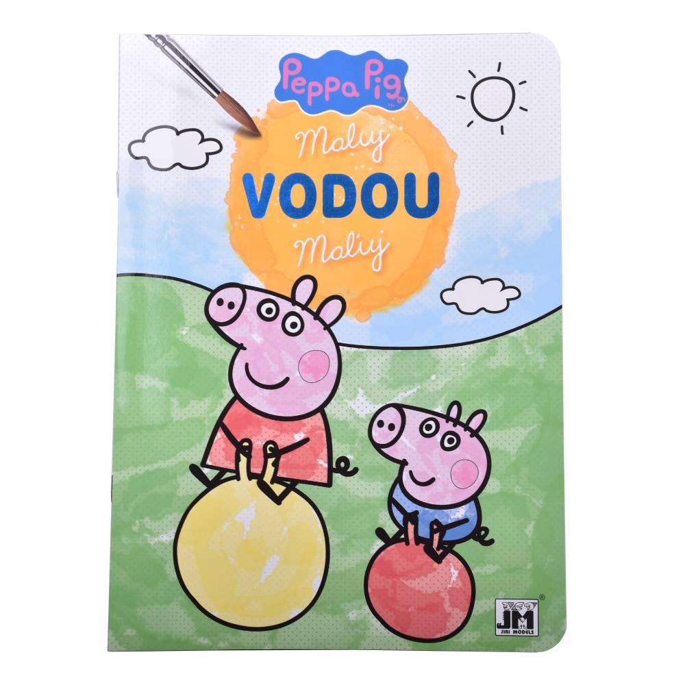 Omaľovánky Maľuj vodou Prasiatko Peppa Lopta