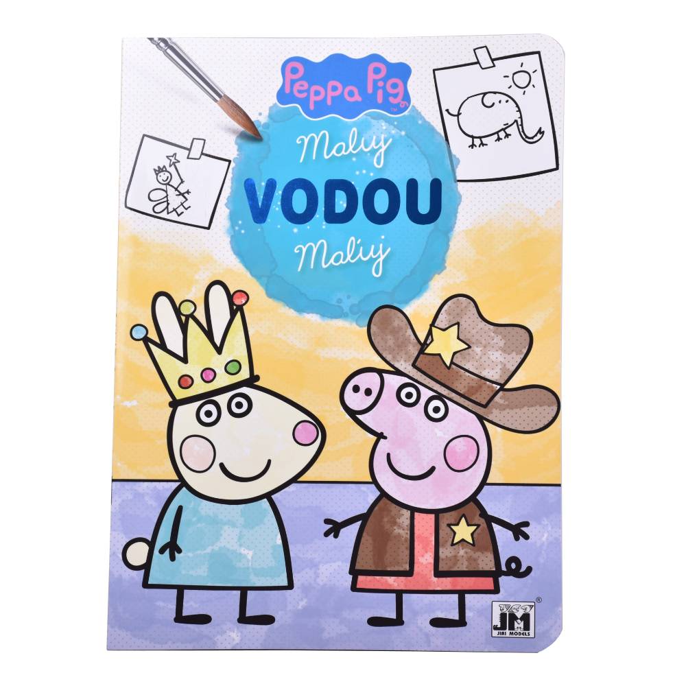 Omaľovánky Maľuj vodou Prasiatko Peppa Koruna