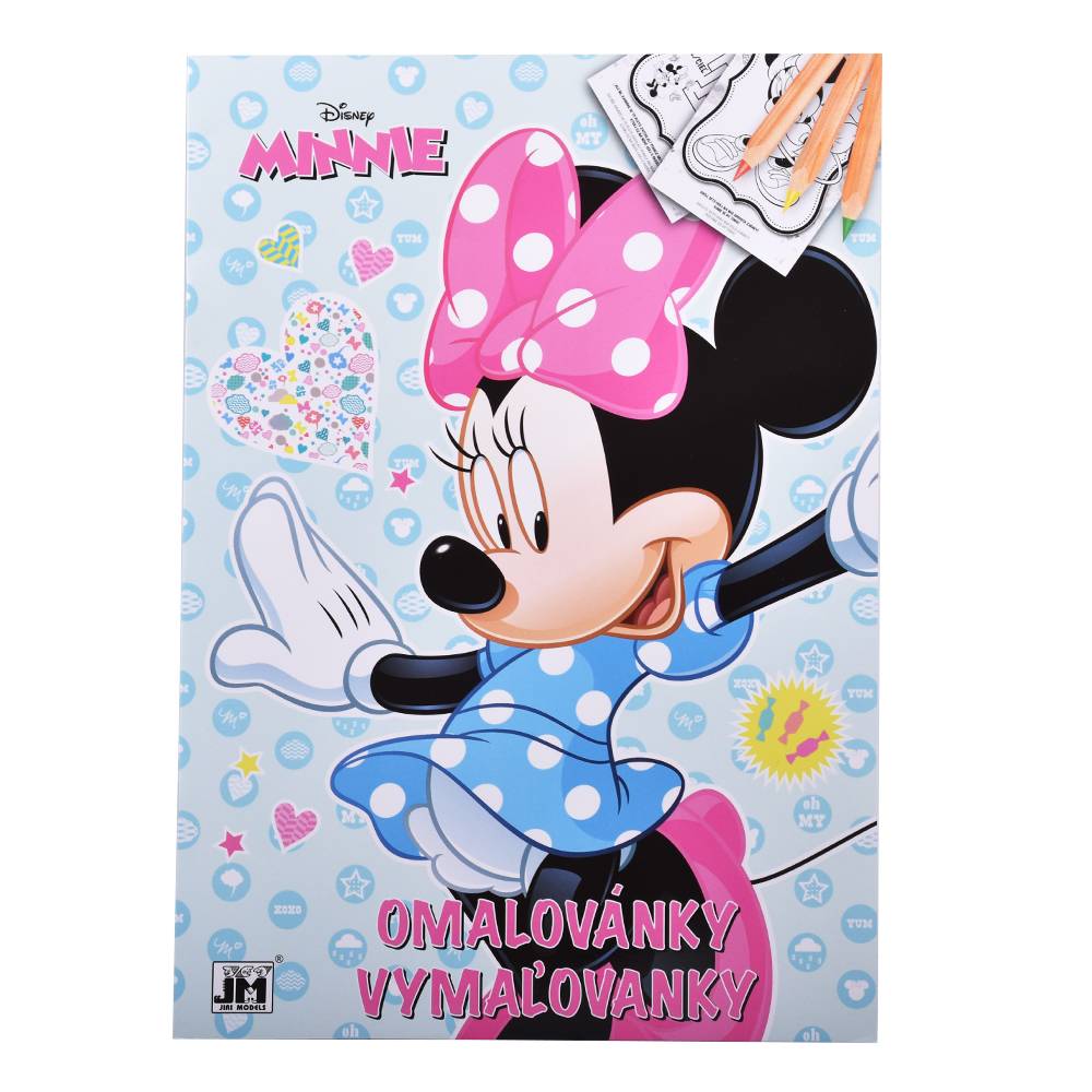 Omaľovánky A4 Minnie 2