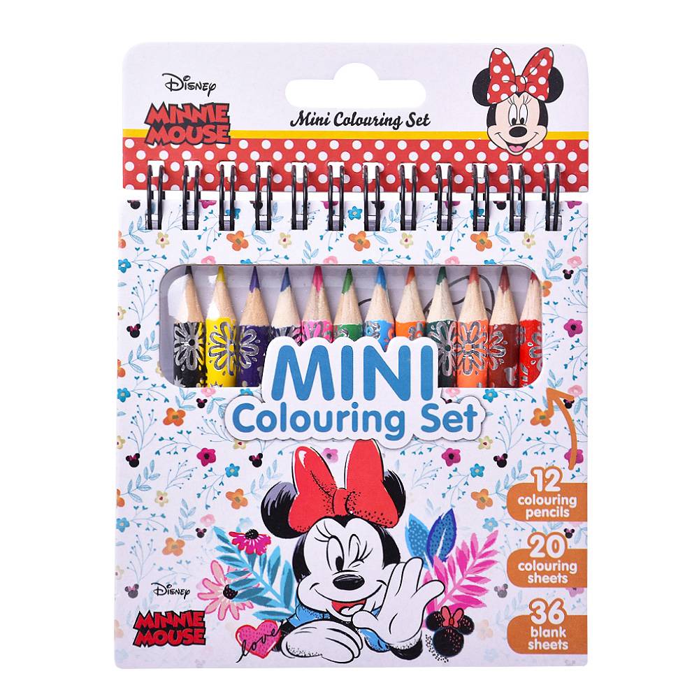 Mini blok s pastelkami Minnie