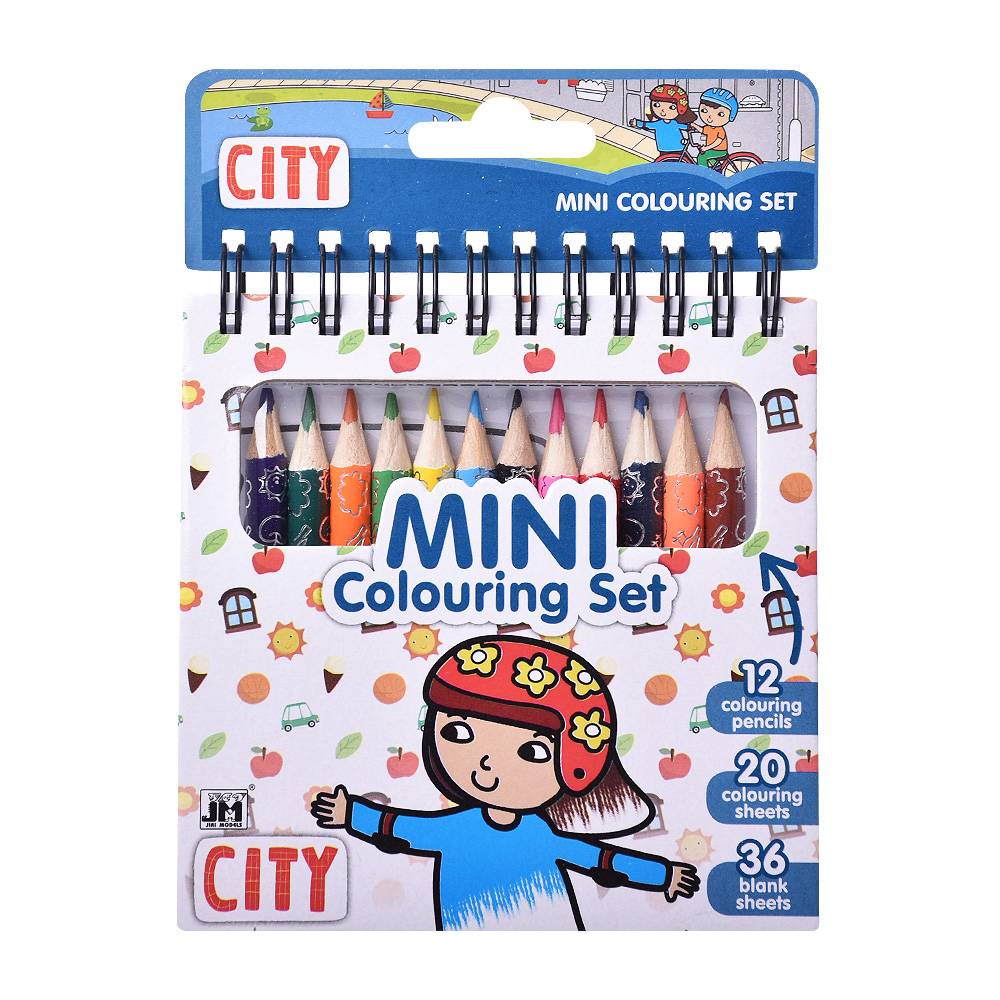 Mini blok s pastelkami Mesto