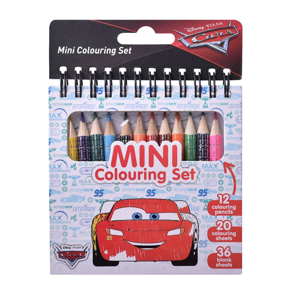 Mini blok s pastelkami Cars