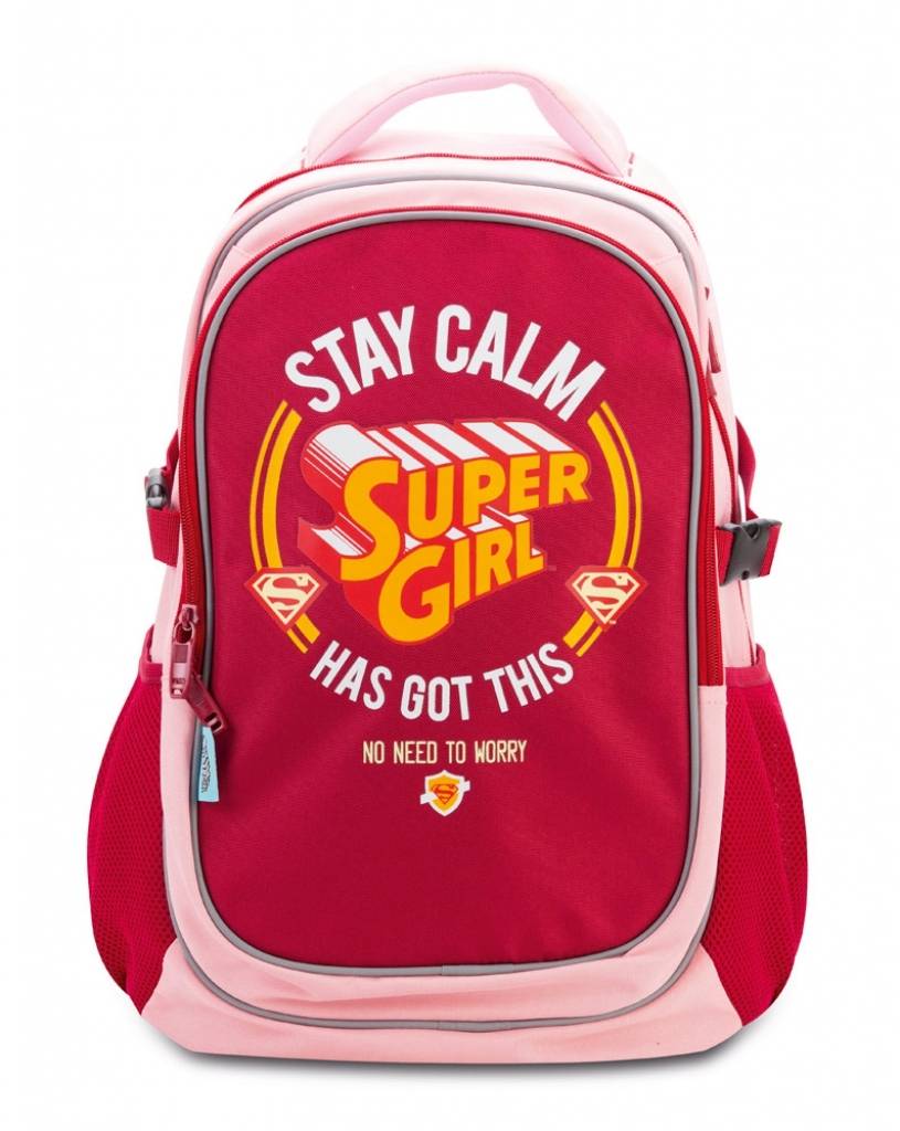 BAAGL batoh s pončom Supergirl STAY CALM