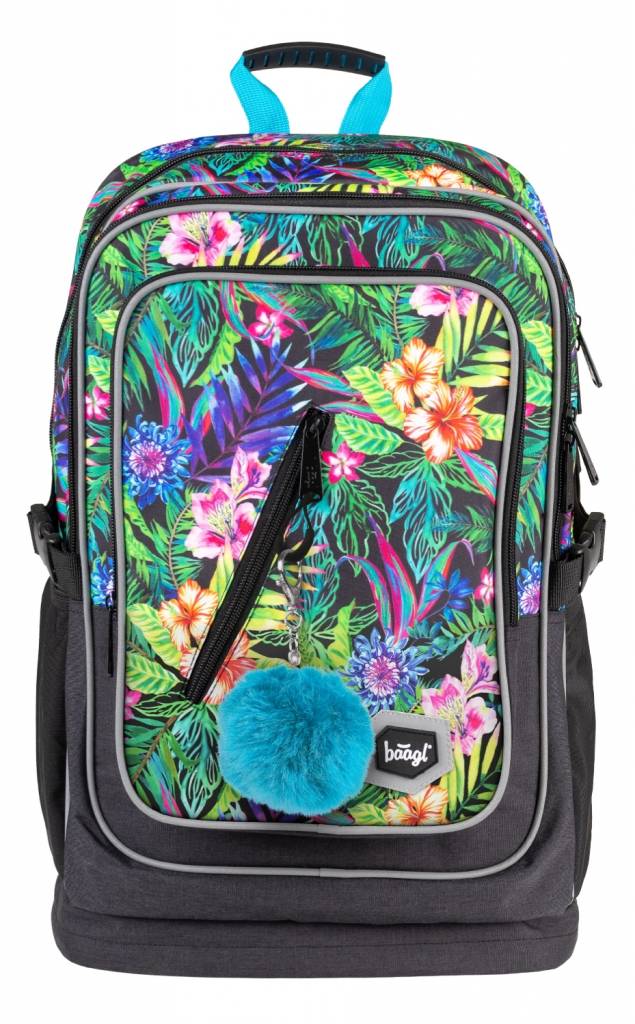 BAAGL Školský batoh Cubic Tropical