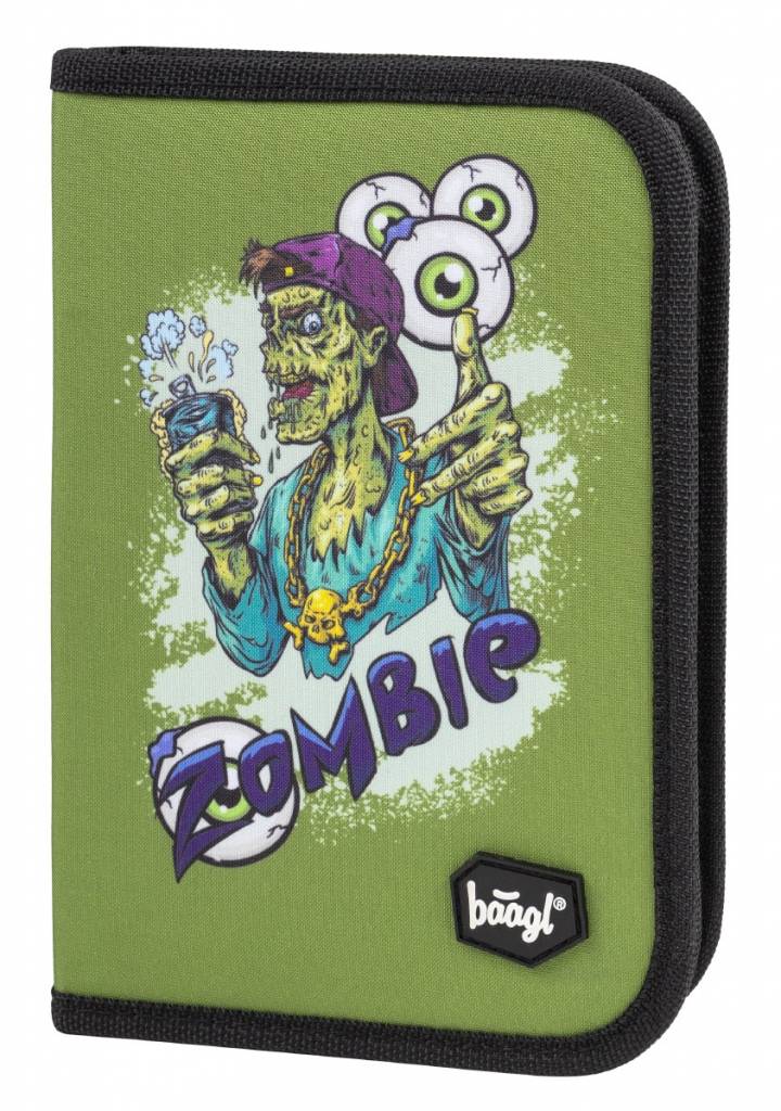 BAAGL Školský peračník klasik dve chlopne Zombie
