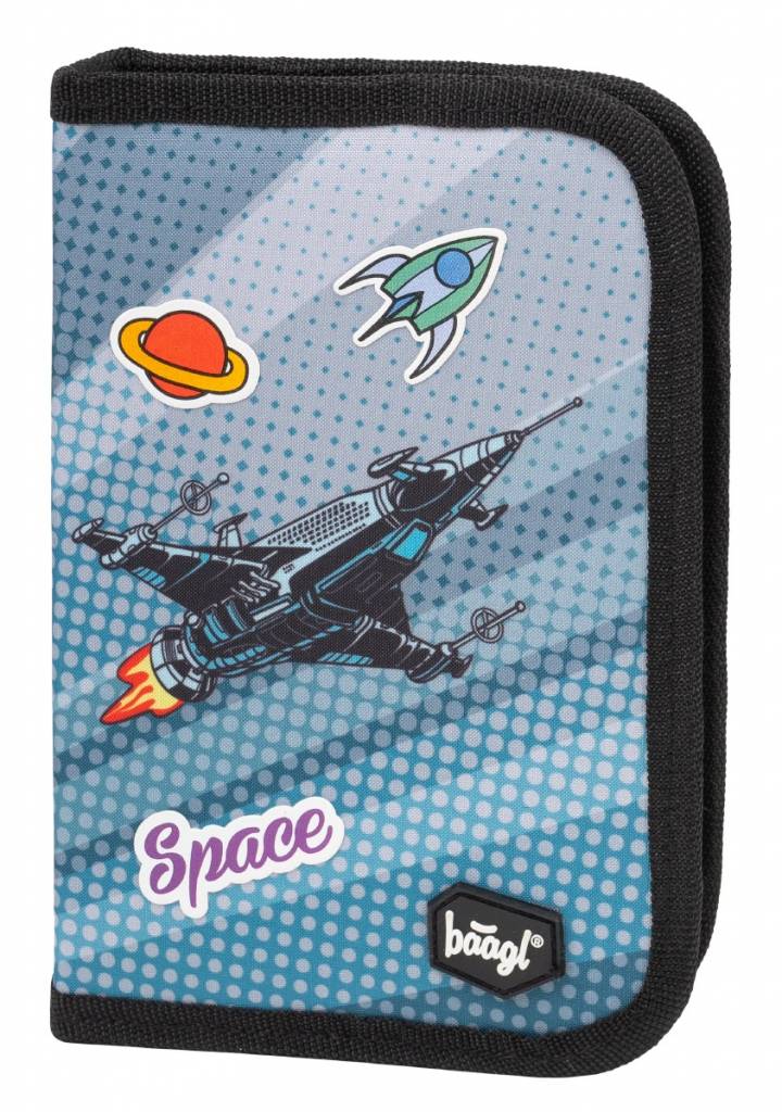 BAAGL Školský peračník klasik dve chlopne Spaceman