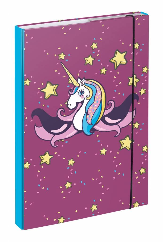 Baagl A4 Unicorn fialová