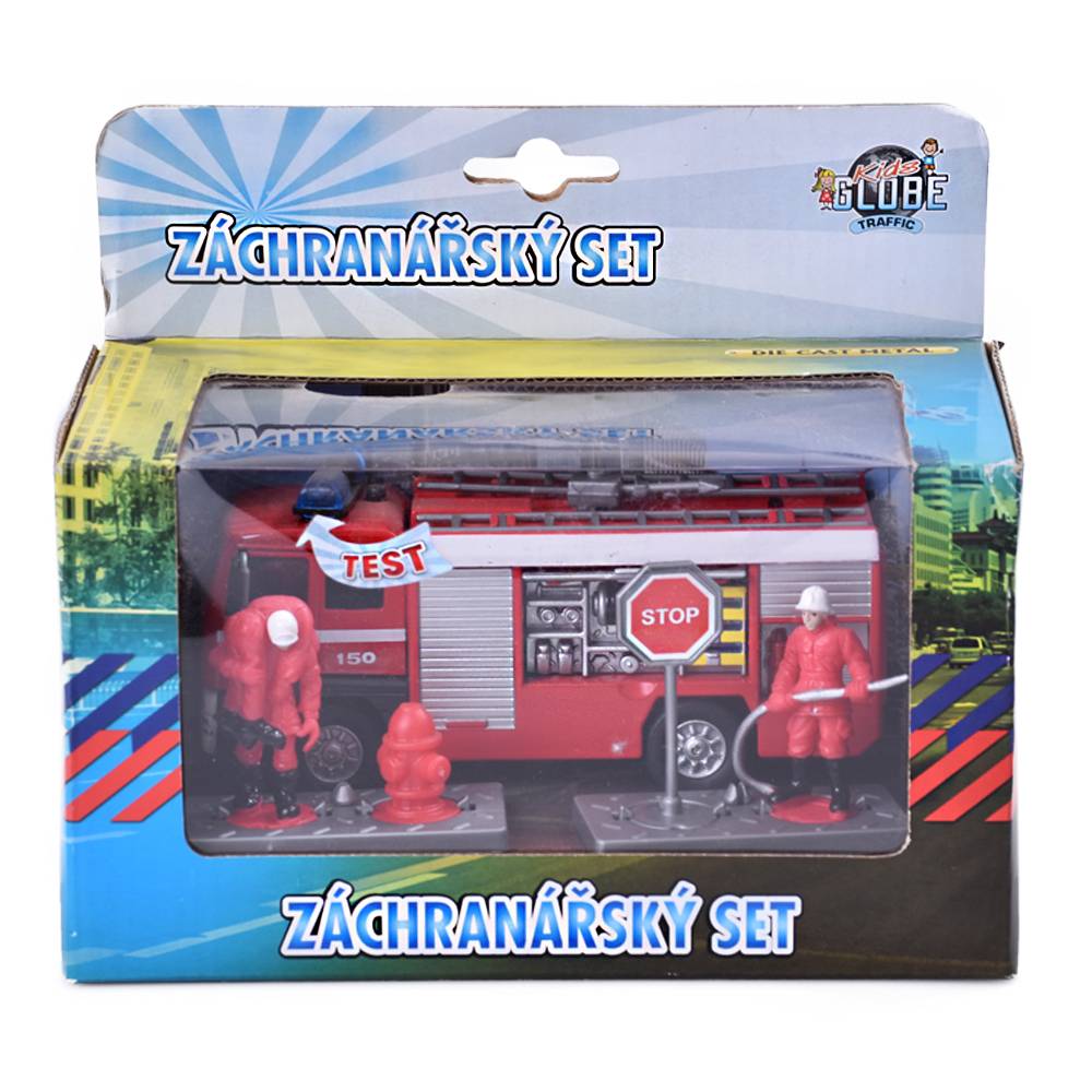 Auto hasiči kovové 13cm