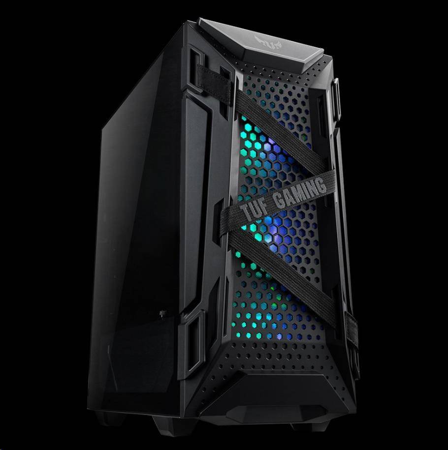 ASUS skriňa TUF GAMING GT301 BLACK AURA, ATX Tower, čierna, bez zdroja