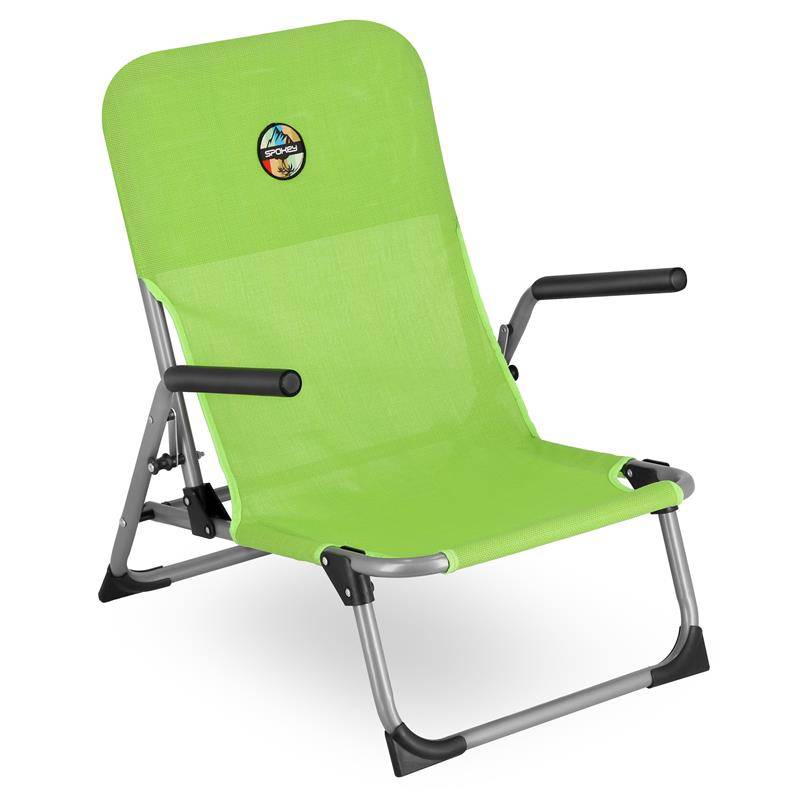 Spokey BAHAMA Skládací turistické křeslo zelené K926795