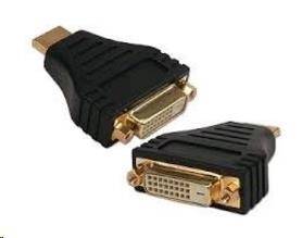 Cablexpert kábel redukcia HDMI na DVI, M/F, pozlátené kontakty, čierna