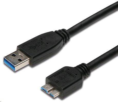 PremiumCord ku3ma05bk Micro USB 3.0 USB A - Micro USB B, MM, 0,5m