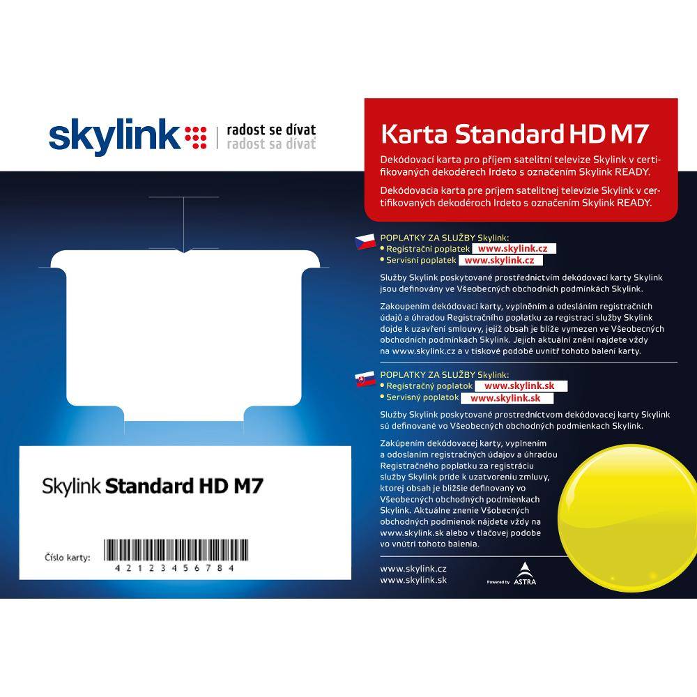 KARTA SKYLINK STANDARD HD M7 (IR)