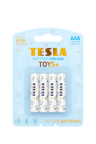 Alkalické batérie TESLA AAA TOYS+ boy