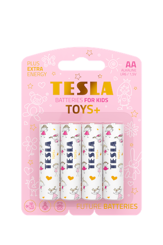 Alkalické batérie TESLA AA TOYS+ girl