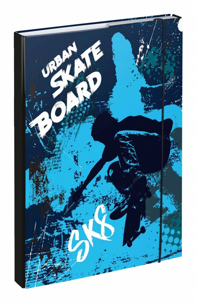 BAAGL Dosky na školské zošity A4 Skateboard