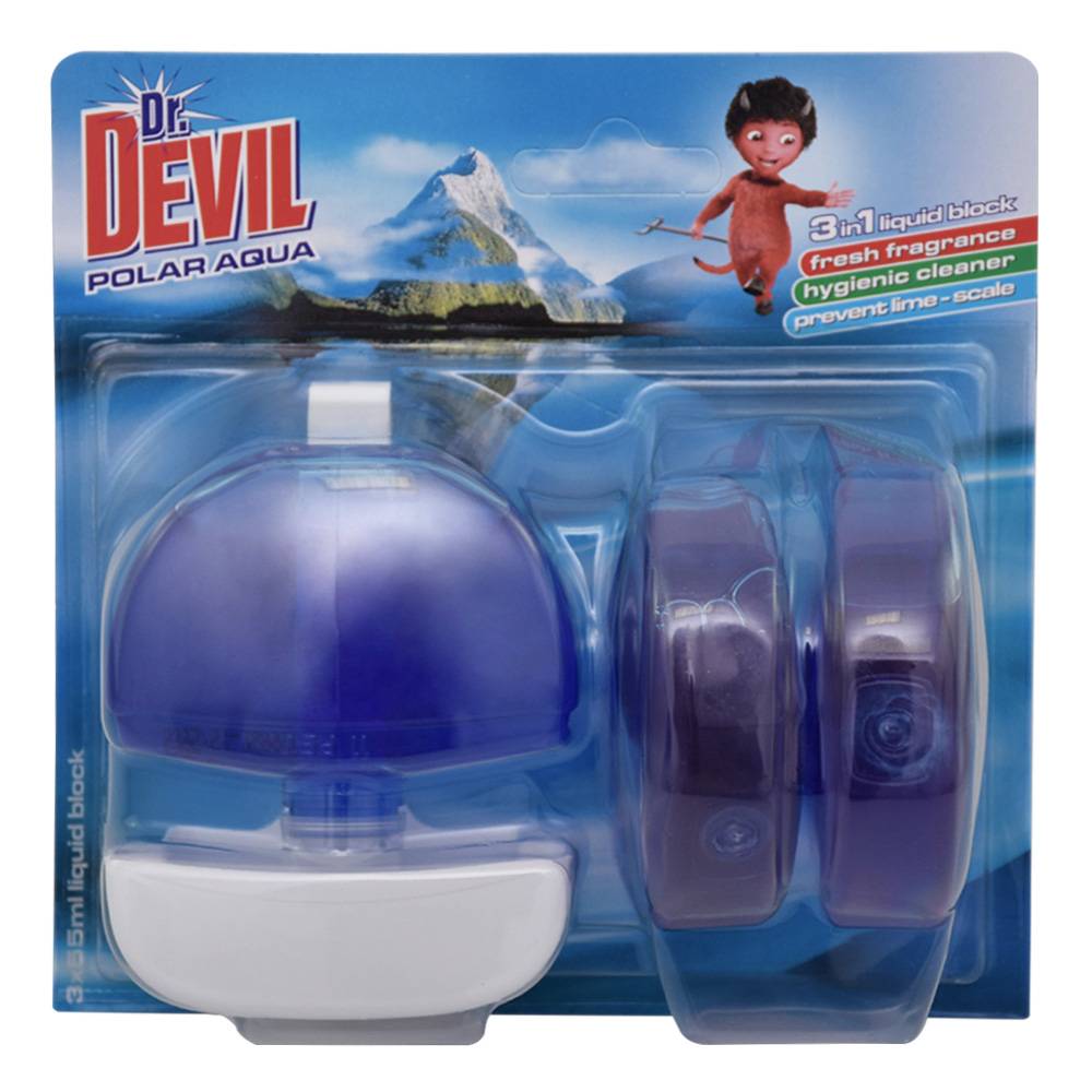 Čistiaci prostriedok na WC 3x55ml polar Dr.Devil
