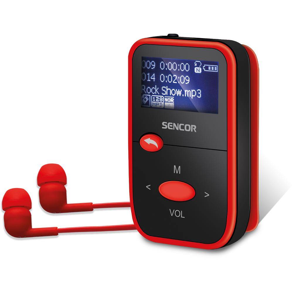 SFP 4408 RD MP3 prehrávac 8GB SENCOR