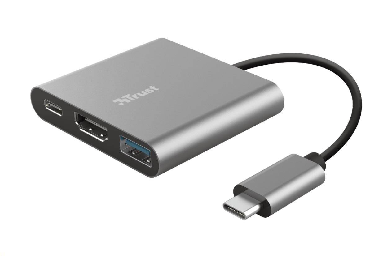Trust Dalyx 3-in-1 Multiport USB-C Adapter 23772
