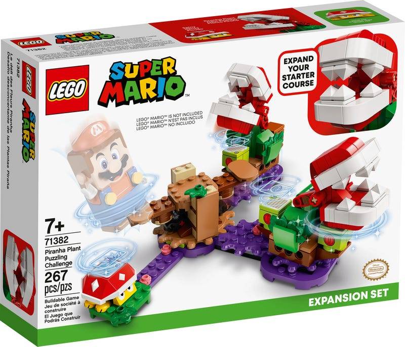 LEGO SUPER MARIO 71382 Hlavolam s piraňou rastlinkou - rozšírujúci set