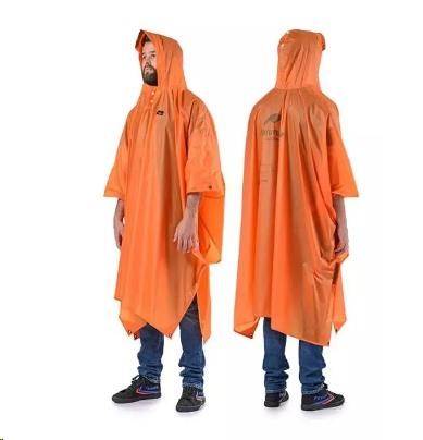 Naturehike 3v1 poncho 20D 200g - oranžové