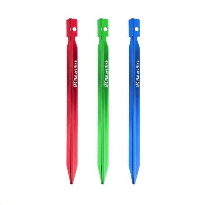 Naturehike náhradní stanové kolíky 8ks 18cm - barva náhodná