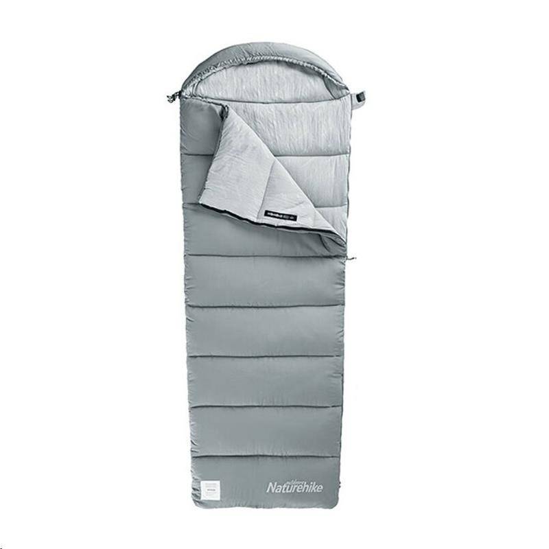Naturehike pratelný spacák M180 bavlněný 1200g - šedý