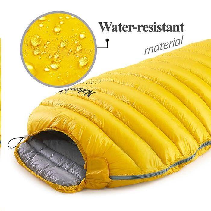 Naturehike péřový ultralight CW300 spací pytel 630g - černý
