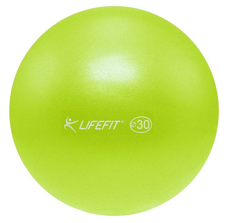 OVERBALL-GYMNA.LOPTA,30cm,sv.zelena