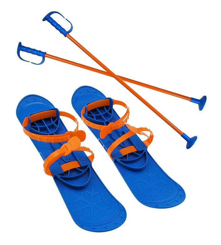 DETSKE LYZE-SET BIG FOOT modre