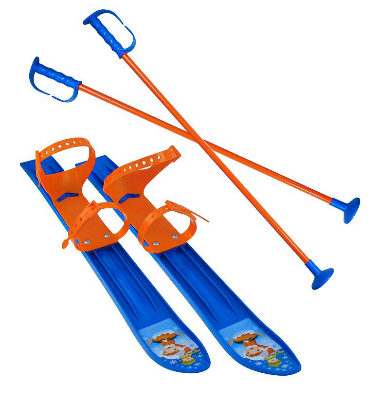 DETSKE LYZE-SET 60cm modre