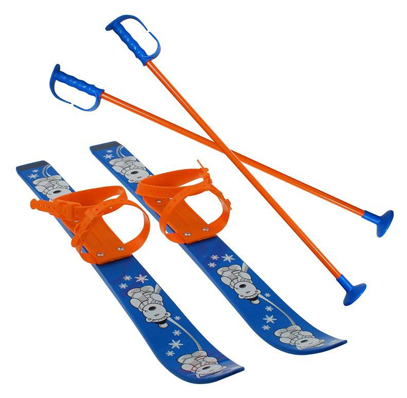 DETSKE LYZE-SET 70cm modre