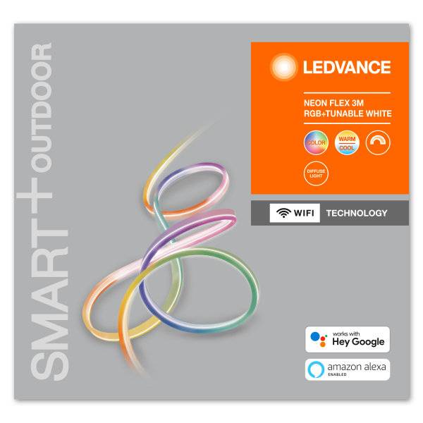LED pásiky SMART+ NEON FLEX MULTICOLOR 3M meniteľné farby, LEDVANCE.