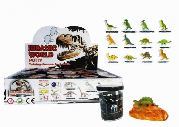 Sliz - hmota Dinosaurus 6cm - výber mix druhov