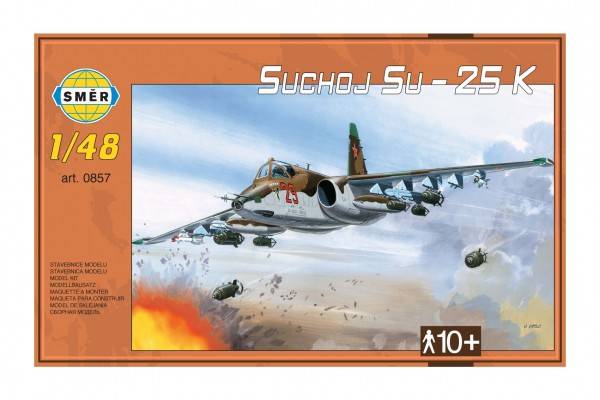 Směr Model Suchoj SU 25 K v krabici 35x22x5cm 1:48