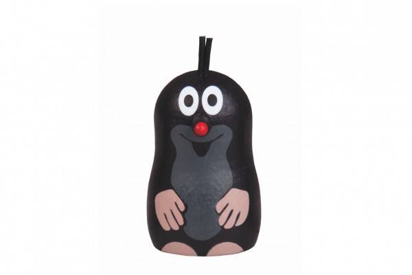 Krtko magnet smejúci sa drevo 5cm v sáčku