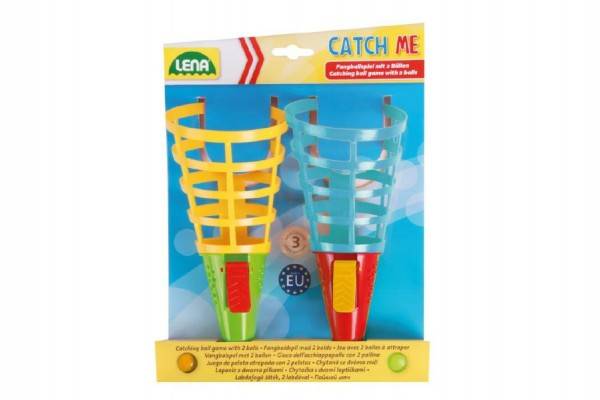 Catch ball 2 hry a 2 loptičky plast19cm na karte