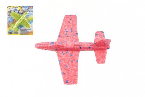 Lietadlo hádzacie, polystyrén, 17cm - výber 2 farby