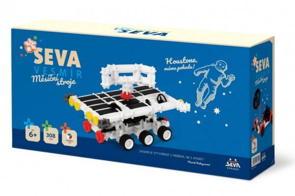 Stavebnica Seva Vesmír Mesačný stroj plast 308ks v krabici 31x16x7cm