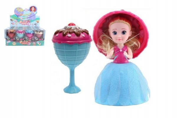 Bábika / Gelato - zmrzlinový pohár 16cm voňajúca v krabičke - výber 12 druhov